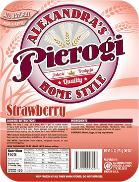 Alexandra's Strawberry Pierogi