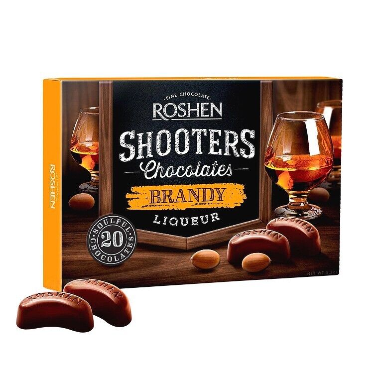 Roshen Shooters Brandy Chocolates – European Tastees